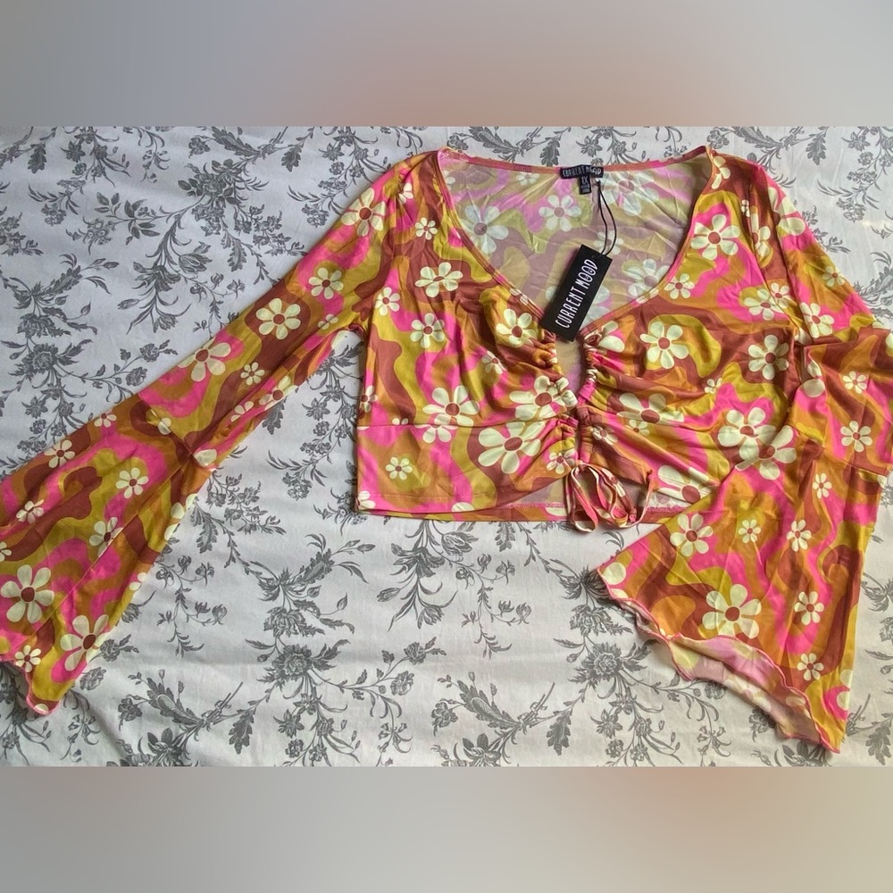 Dolls kill mesh crop top